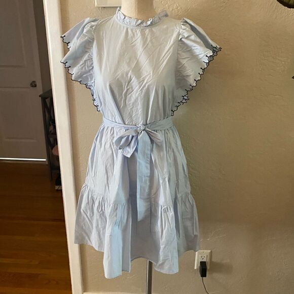 Short Tiered Dress by Aware by Vero Moda Sz S - Picture 6 of 10